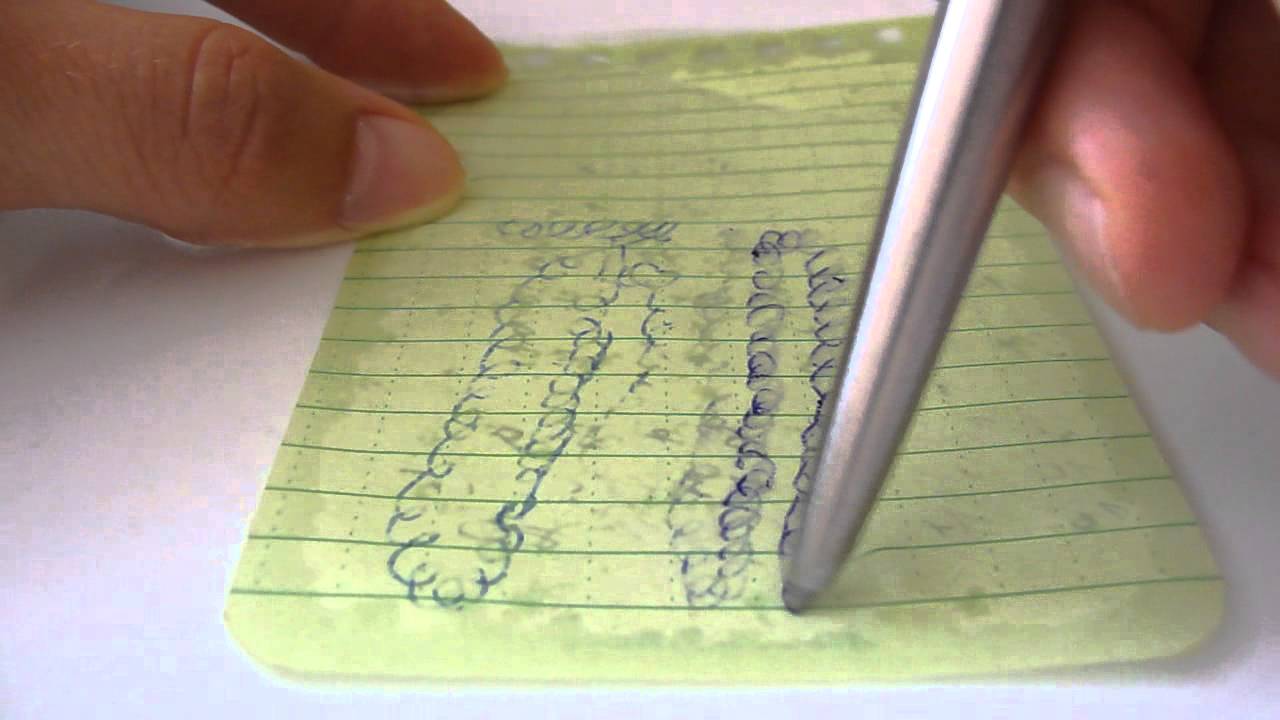 Uniball Power Tank writes underwater with no problem on RITR (comparsion) part 2