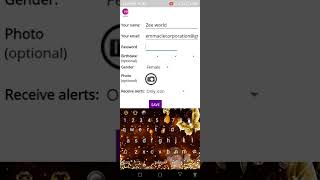 How to sign up and login zee world fan club  Android app screenshot 5