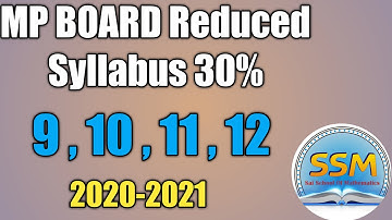 एमपी बोर्ड दसवीं-बारहवीं के कोर्स में करीब 30% की कटौती │MP Board syllabus reduces 30%│Class 9 to 12