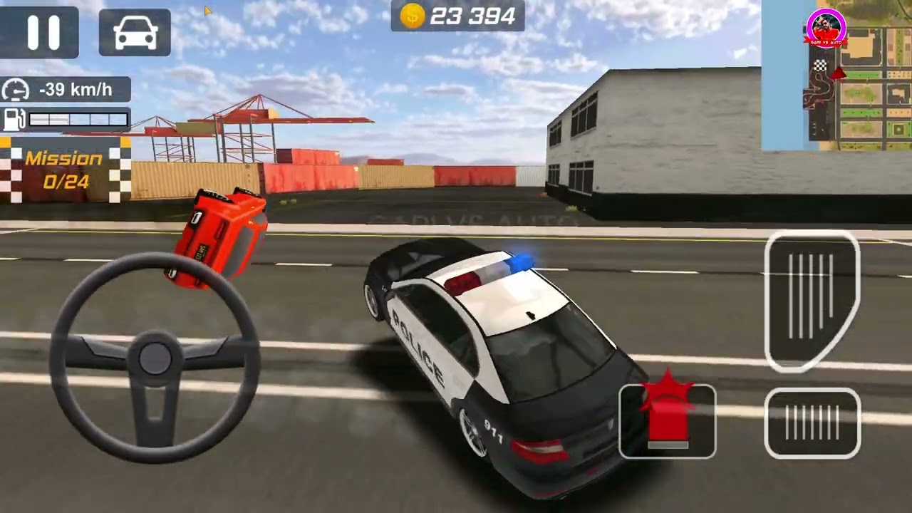 gari vs auto #13 police Drift Gari Driving