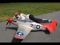 FMS 1700mm P-51 Mustang Red Tail with Killer Planes Supermax Crashproofing