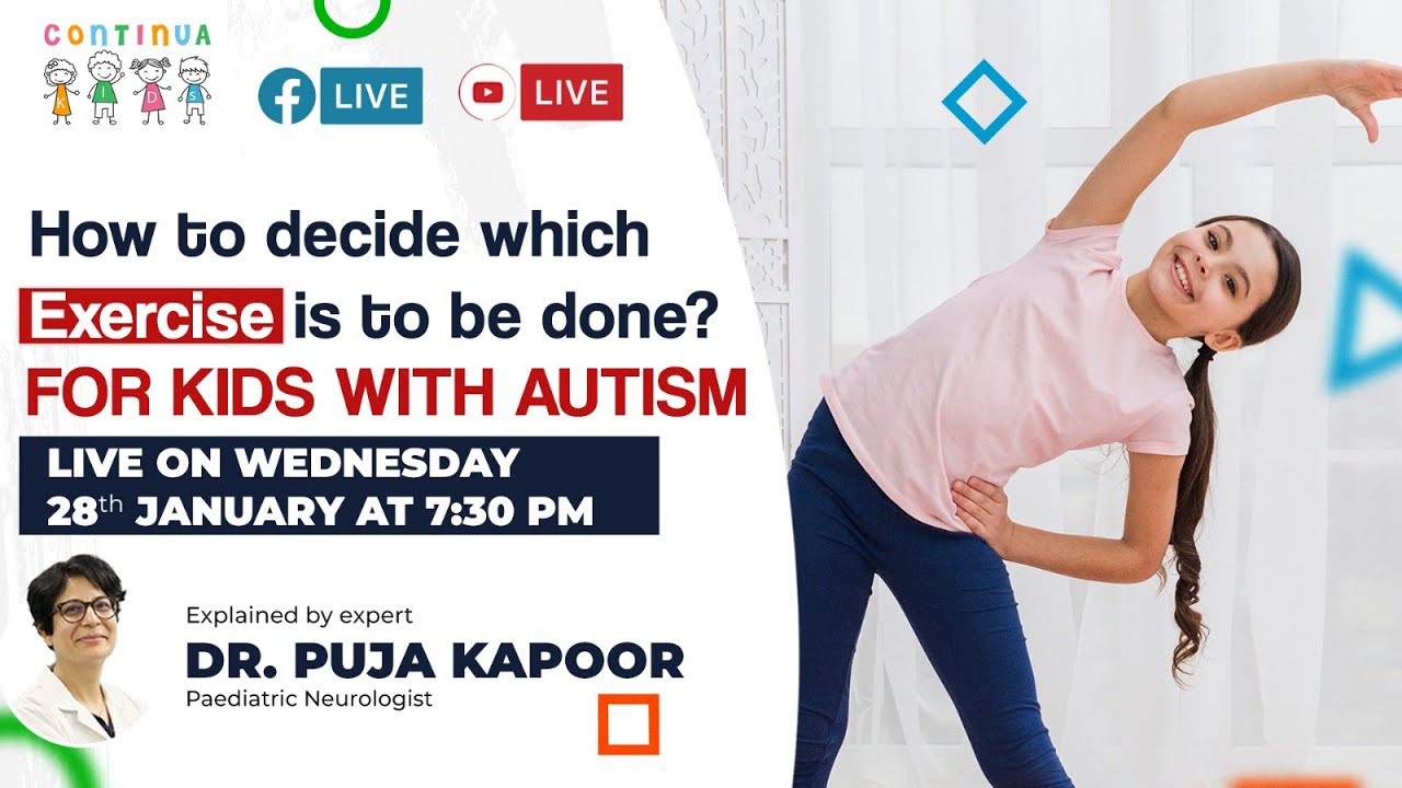 Live Session at 7.30pm I How to decide which exercise is to be done? For kids with autism
