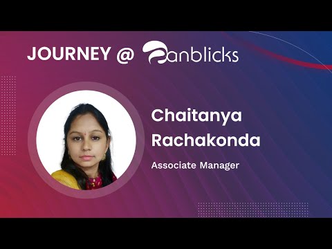 My Journey @ Anblicks Inc - Chaitanya Rachakonda | Employee Reviews/Testimonials - video from Anblicks