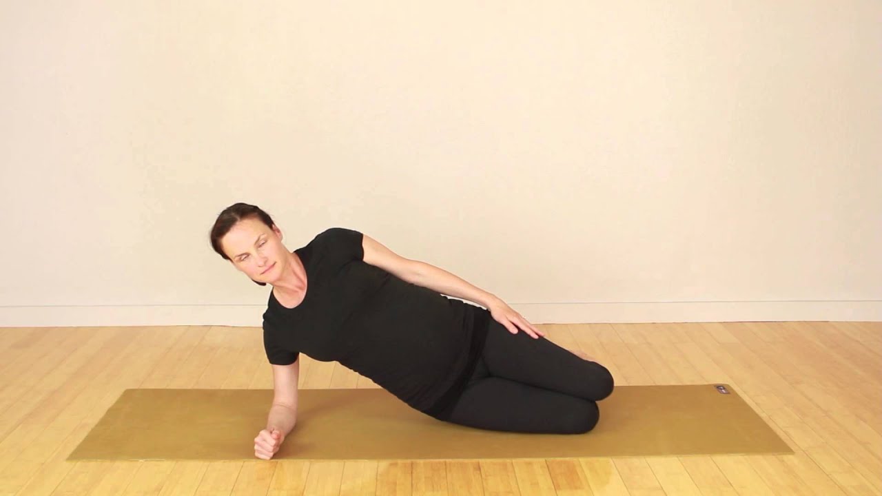 Side Plank Kneeling for Pregnancy - YouTube