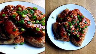 crispy chicken wings with 2 ingredients, without oil! - جنحان دجاج مقرمشة بمكونين فقط ، وبدون زيت