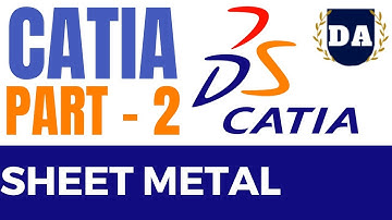 Catia Online Video Eğitim Sheet Metal Dizayn Wall On Edge #sheetmetal #drkacademy #catia