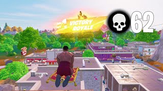 62 Elimination Solo vs Squads Wins (Fortnite Chapter 4 Gameplay)