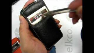 Melkco Leather Case for Apple iPhone 4 - Jacka ID Type for Caller display