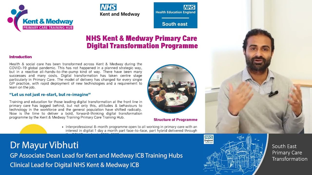 NHS Kent & Medway Primary Care Digital Transformation Programme
