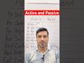 Active and Passive Voice Trick