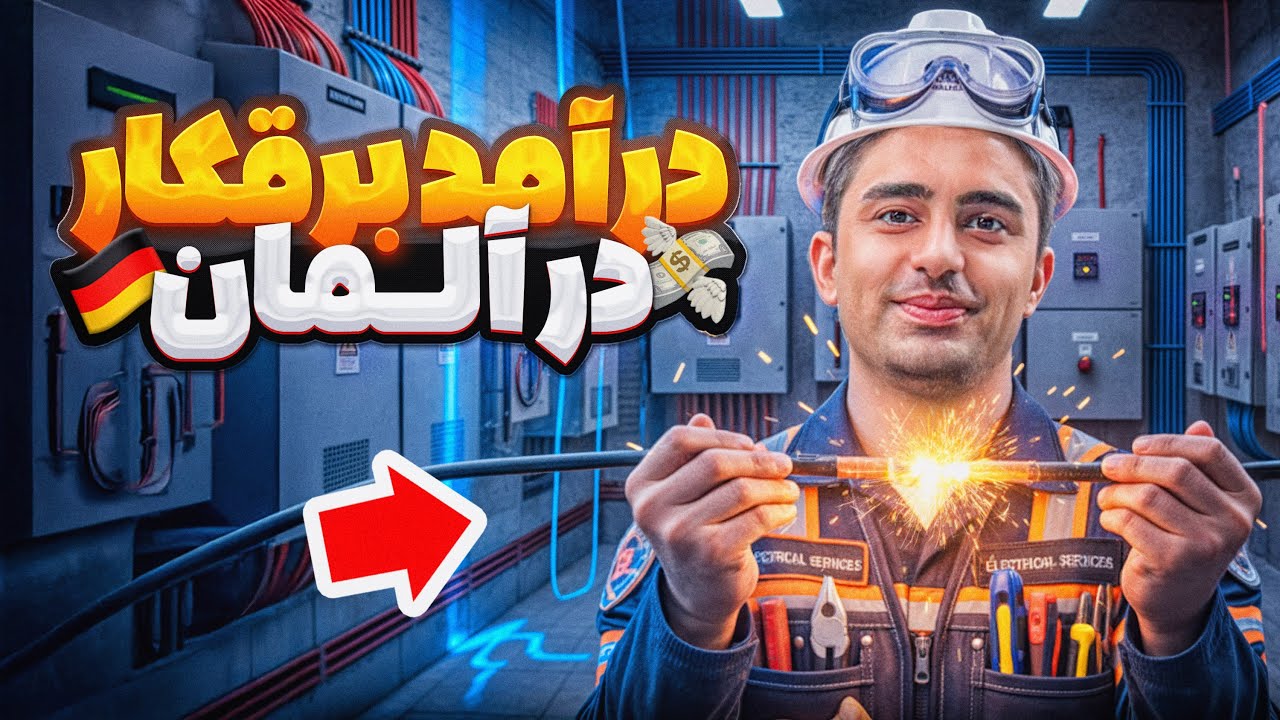 🔌 درآمد برقکار ایرانی در آلمان 💰