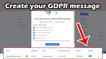 Create a GDPR Message | How to Create GDPR Message in an Admob Account | Hindi