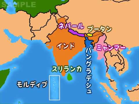 世界地図の覚え方 国名 主要国の首都 国旗など Youtube