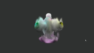 GPGPU Real-Time Navier-Stokes Fluid Simulation Mixing Colors