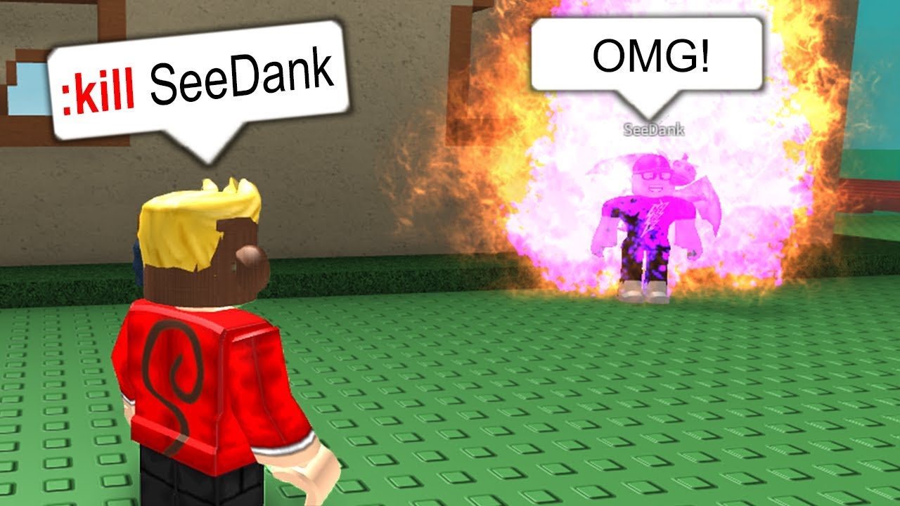Using Admin Commands To Kill People Roblox Youtube