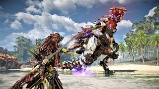 Horizon Forbidden West : Fighting The Slaughterspine PS5