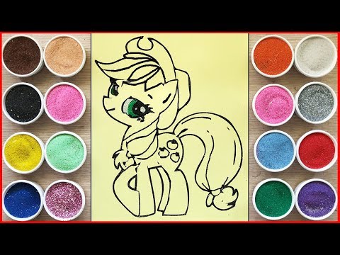Video TÔ MÀU TRANH CÁT NGỰA PONY BÁNH TÁO - Coloring PONY... - youtube