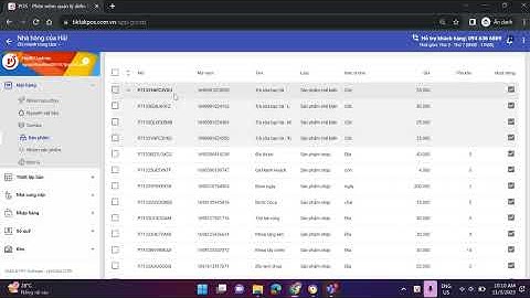 Hướng dẫn sử dụng phần mềm bán hàng