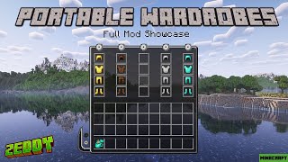 Portable Wardrobes Easy Armor Swap Mod - Full Minecraft Mod Showcase - Hypixel Skyblock Inspired