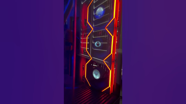 Final touch to the new gaming pc build.