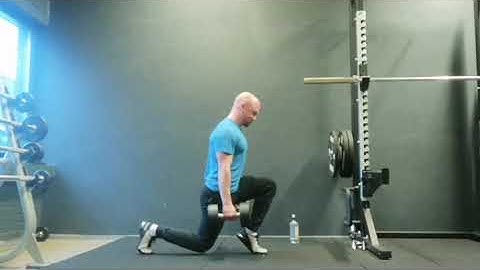 Floating Heel Split Squat Isometric