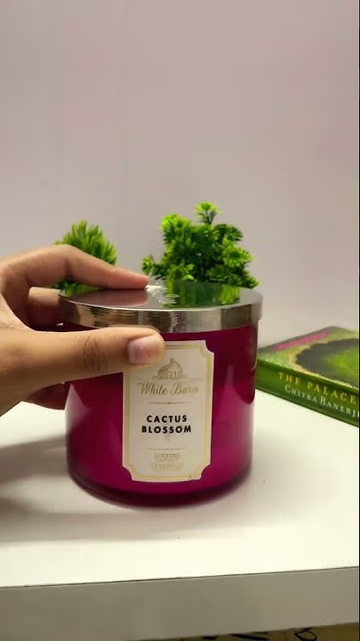 Bath and body works cactus blossom candle