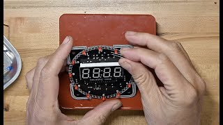 C.K. builds an LED clock kit from the Dingdong Store