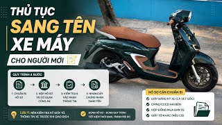 Vlog #1: Guide to transferring ownership of a used motorbike to a new owner 😎