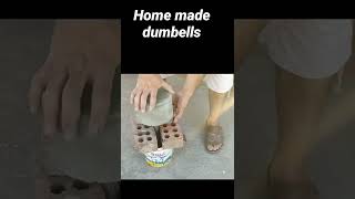 home made dumbells