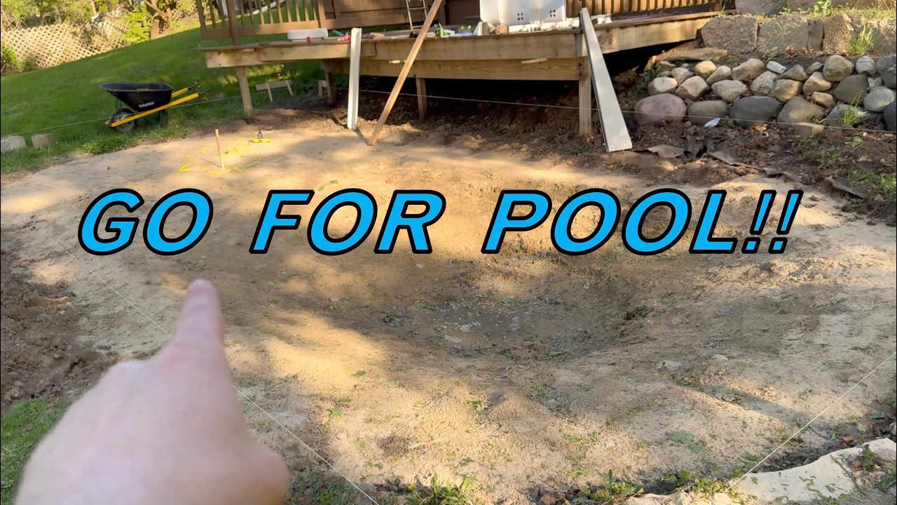 Above Ground Pool Part 2: The Build Begins! Unboxing, Lasers, Ground Prep, and Side Supports