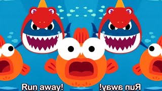 Baby Shark Lets Go Hunt Run Away Fish Effects