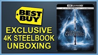 Fantastic Beasts: The Crimes of Grindelwald Best Buy Exclusive 4K+2D Blu-ray SteelBook Unboxing