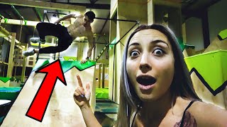 Débutante VS Champion de Parkour : J'ai une chance !?