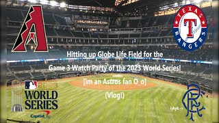 Going to a World Series watch party!!! (Game 3 @ Globe Life Field) [vlog!]