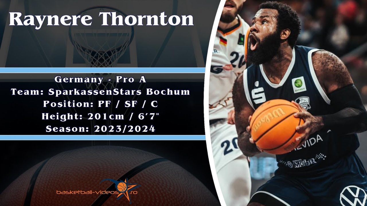 Raynere Thornton 2023/2024 Highlights Pro A