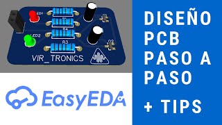 Como hacer pcb en Easyeda de una manera fácil y gratis | Diseño + Simulador + Esquemático de pcbs screenshot 5