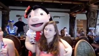 Disney World O'hana Character Breakfast with Lilo \& Stitch