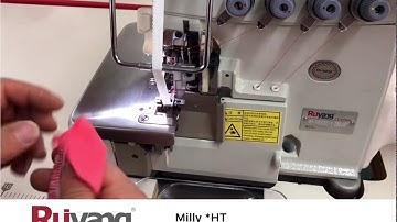 overlock with LFC device ， sewing elastic special for protection suit