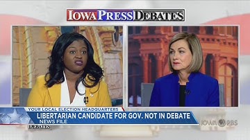 Libertarian Candidate For Gov. Not In Debate