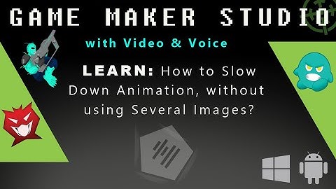 Game Maker Studio: How to Slow Down Animation, without using Several Images?