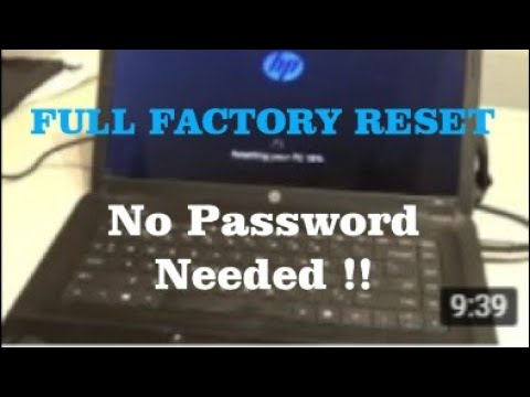 FACTORY RESET HP ACER DELL LENOVO or ANY Laptop/Netbook w/ WINDOWS 8 or 10 w/o the user password !!