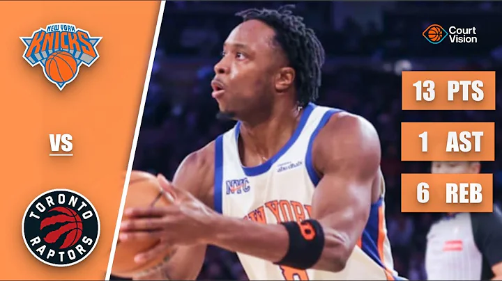 OG Anunoby - 13 Points, 1 Assist, 6 Rebounds vs Raptors - 2025-26 Regular Season