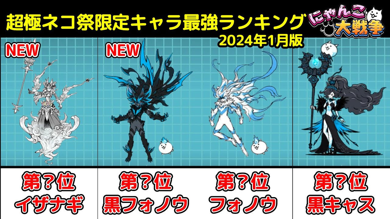 にゃんこ大戦争 超極ネコ祭 10体セット にゃんこ大戦争】超極ネコ祭限定キャラ最強ランキング【最新2024