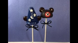 How to make Mickey Mouse Hat Cake Pops