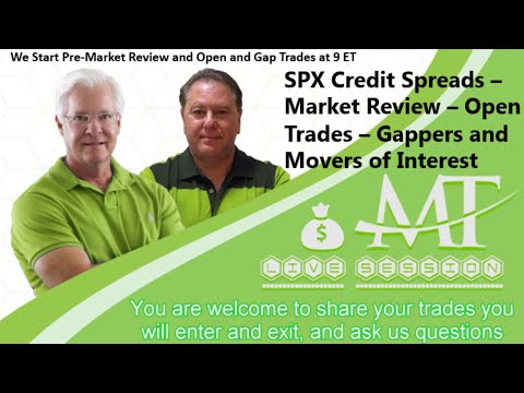 Todays Pre-Market Review Markets, Open Positions, SPX Credit Spread Today, New Trades