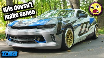 A 450HP Chevy Camaro 2.0L Makes No Sense (Big Turbo 4 CYL Camaro)