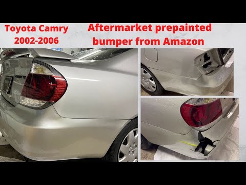 How to replace rear bumper on 2002-2006 Toyota Camry. - YouTube