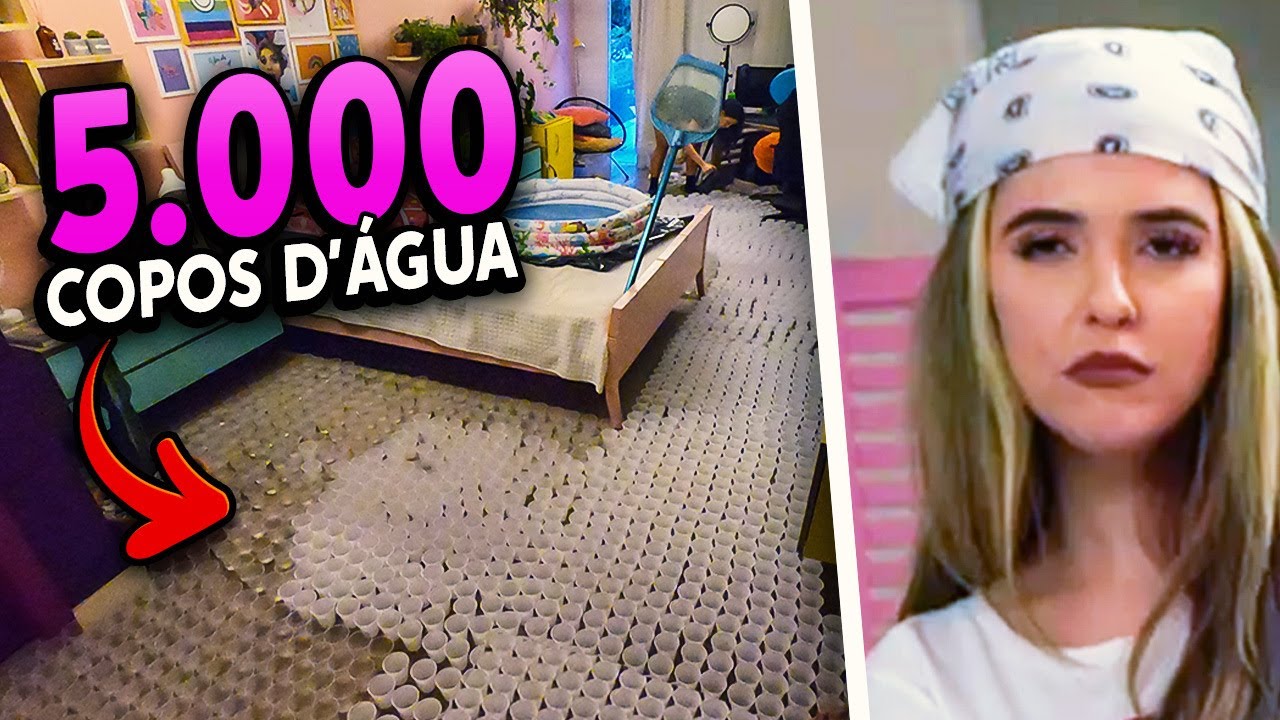 TROLAMOS A FUNBABE COM 5 MIL COPOS DAGUA E UMA PISCINA NA CAMA!