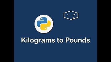 kilograms to pounds in python 😀