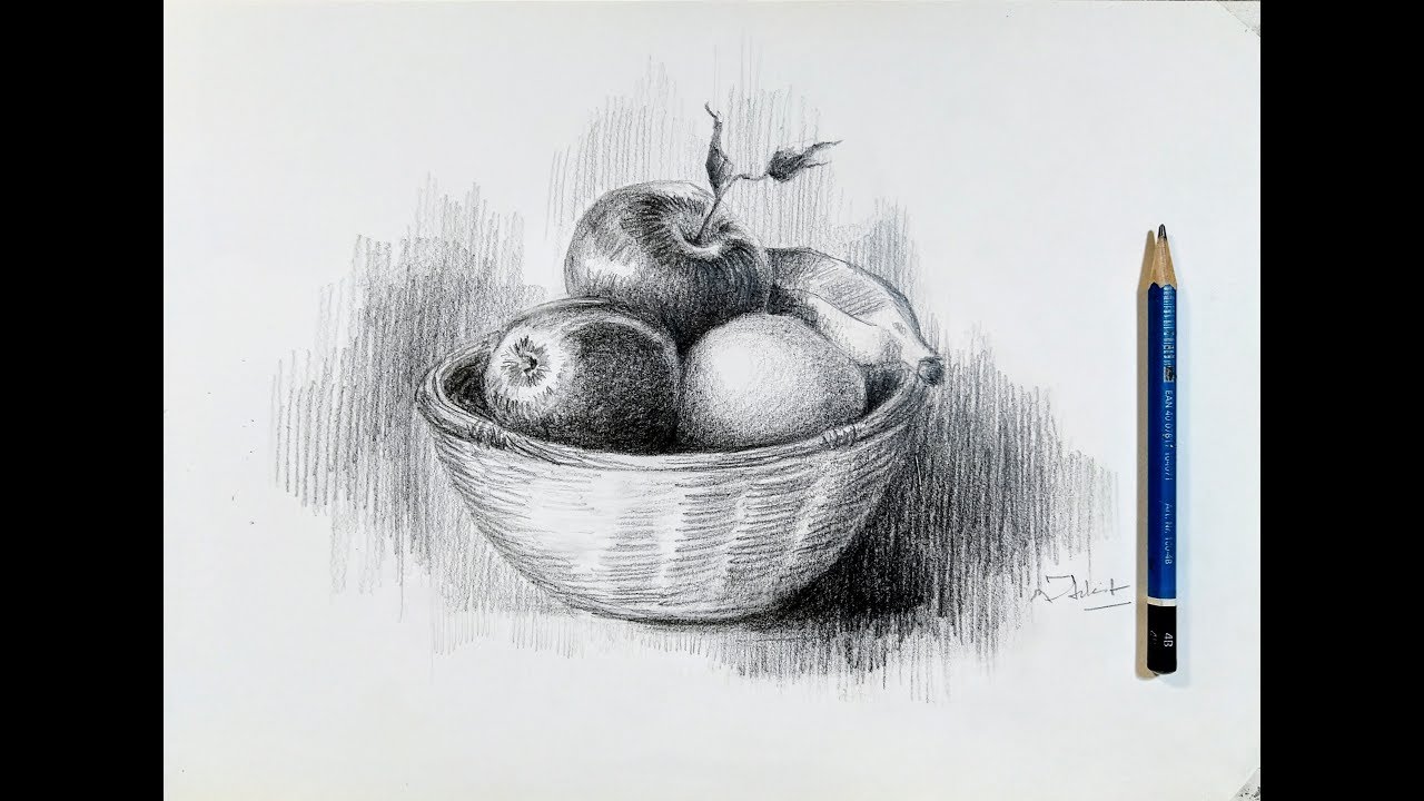 How to draw still life drawing